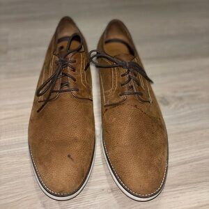 Men's Brown Leather Oxford Shoes‎